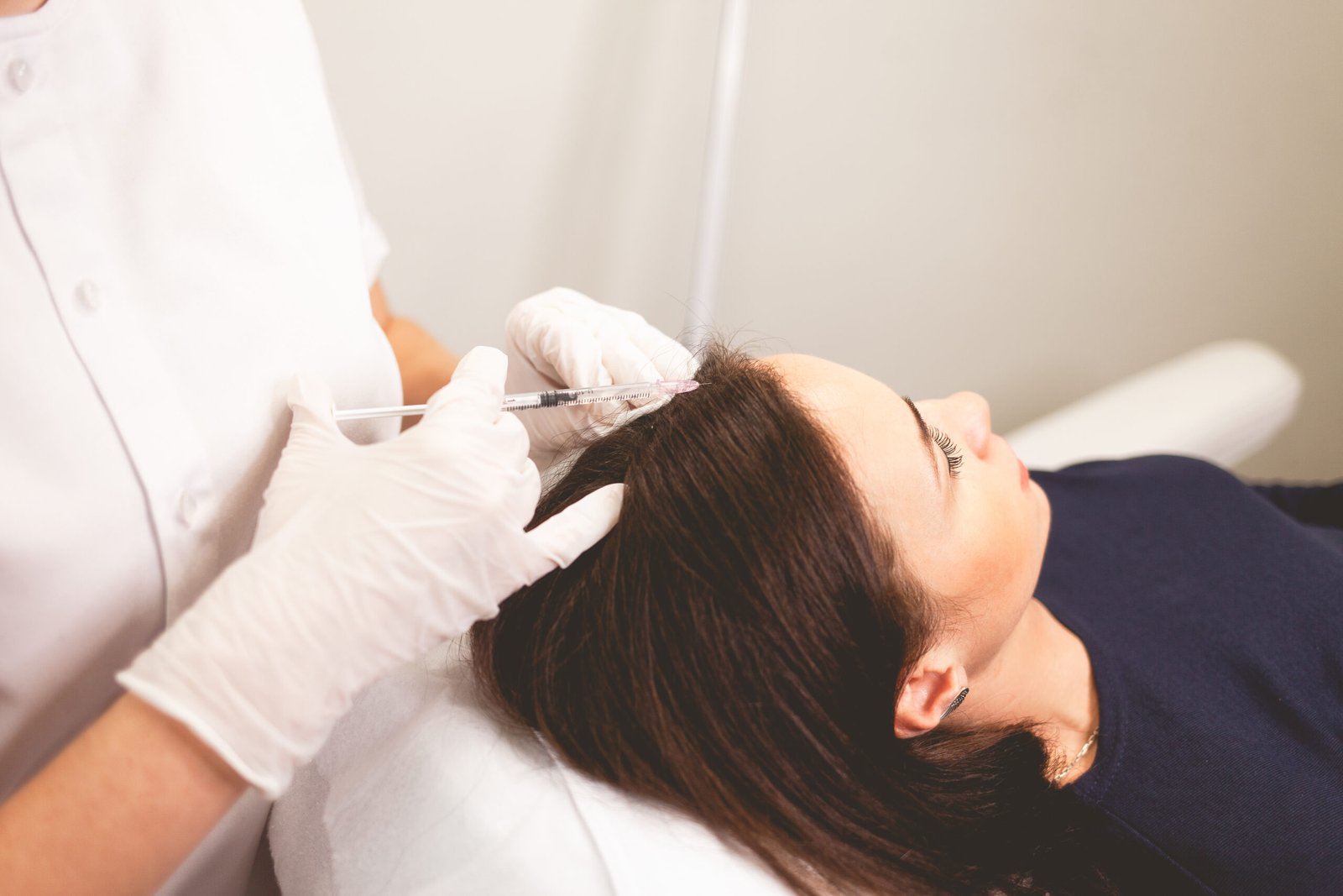 Hair PRP treatment for hair damage by air pollution - Midas Aesthetics