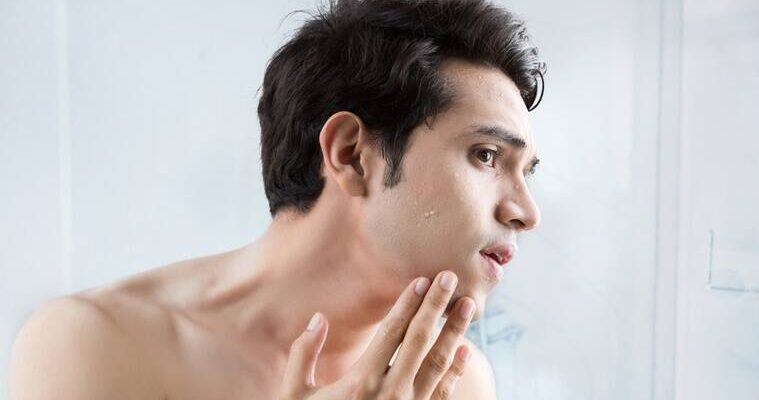 Skincare routine for men