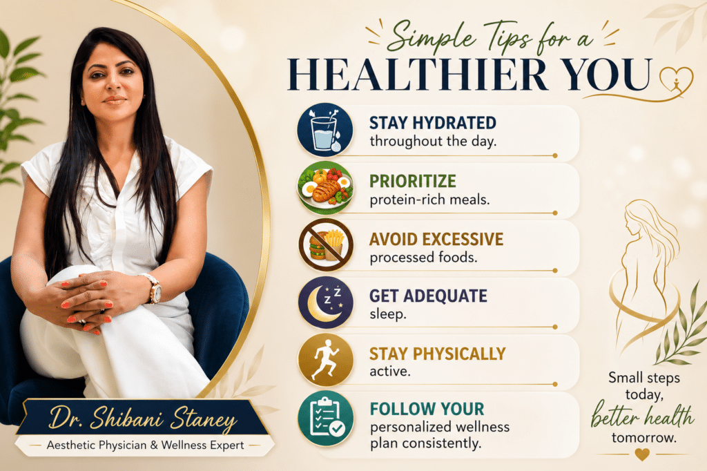 Dr. Shibani Staney sharing expert inch loss tips