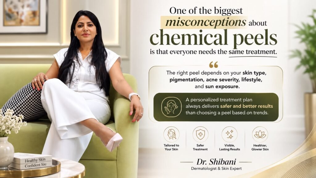 Dr. Shibani explaining Chemical Peel Treatment in Borivali at Midas Wellness Hub