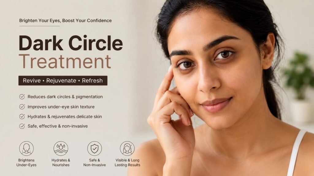 Dark circle treatment in Borivali for reducing the appearance of under-eye dark circles and improving the look of tired eyes.